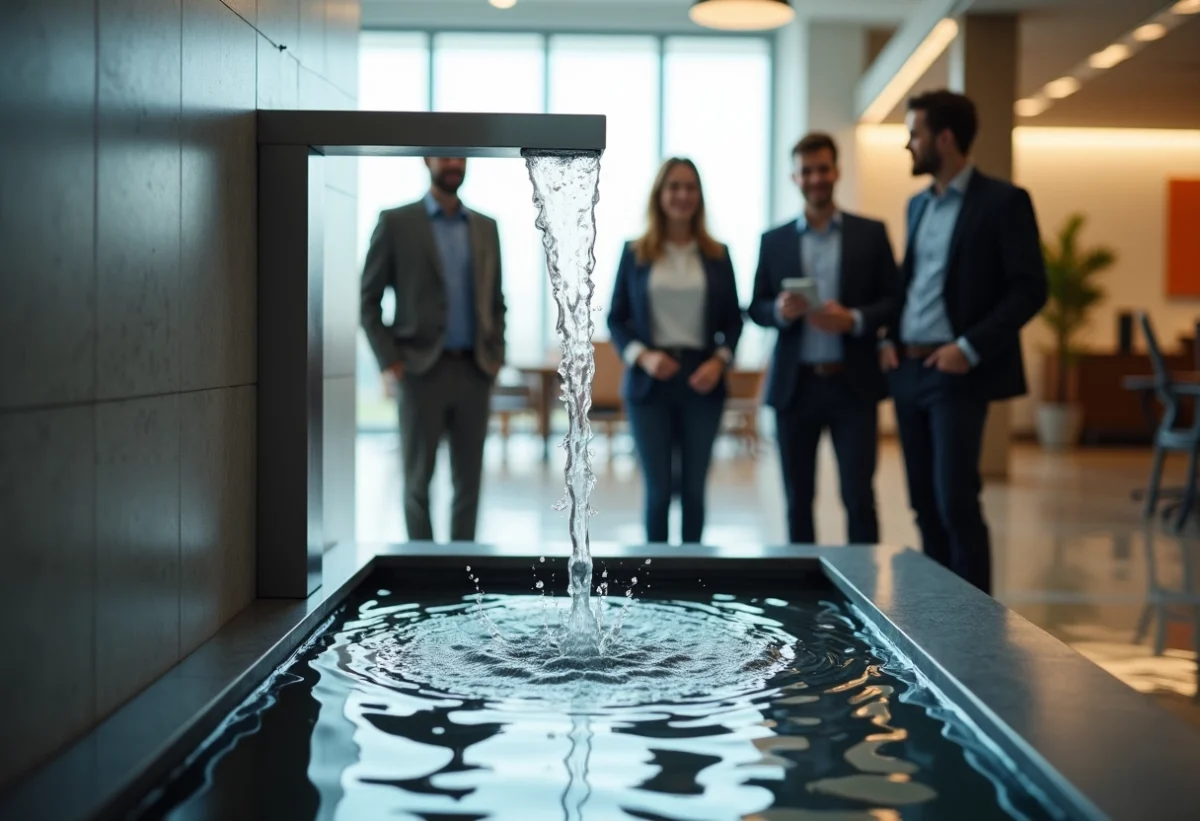 La fontaine à eau en entreprise : un élément de bien-être au travail